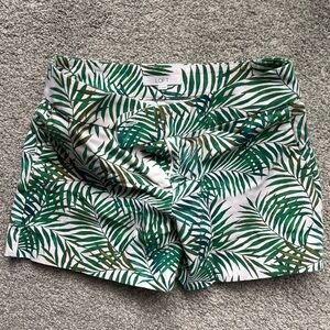 LOFT Tropical Green Leaf Women's Bermudas